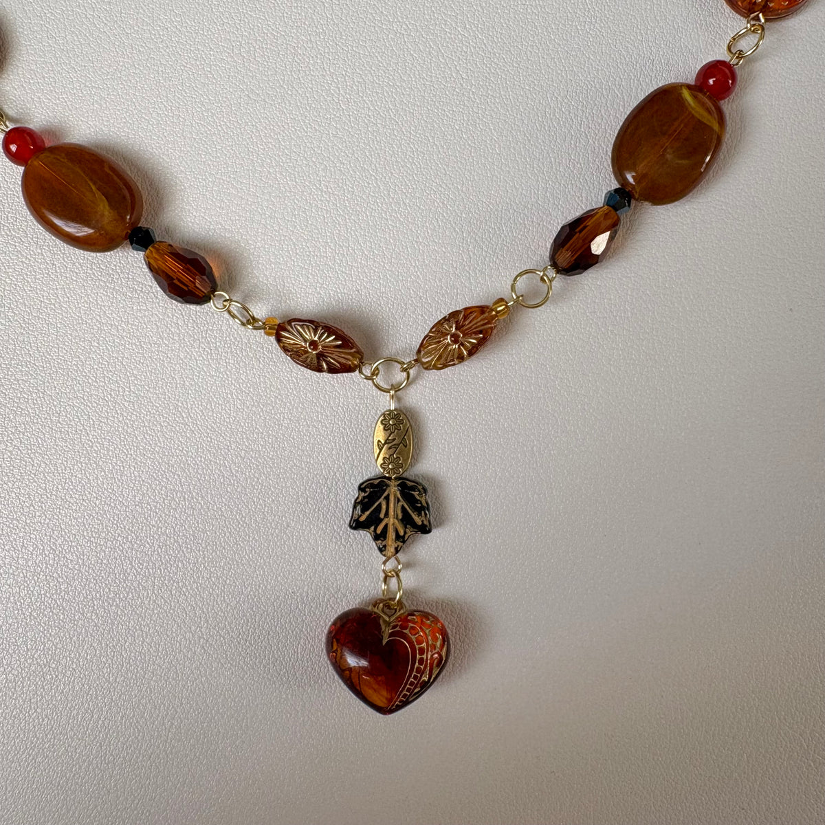 all the leaves are brown necklace