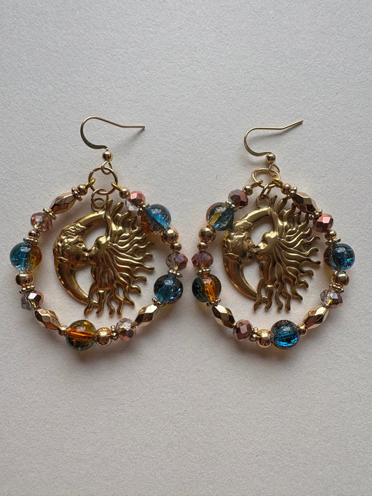 the river celestial style earrings