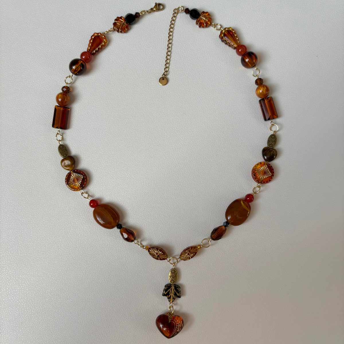 all the leaves are brown necklace