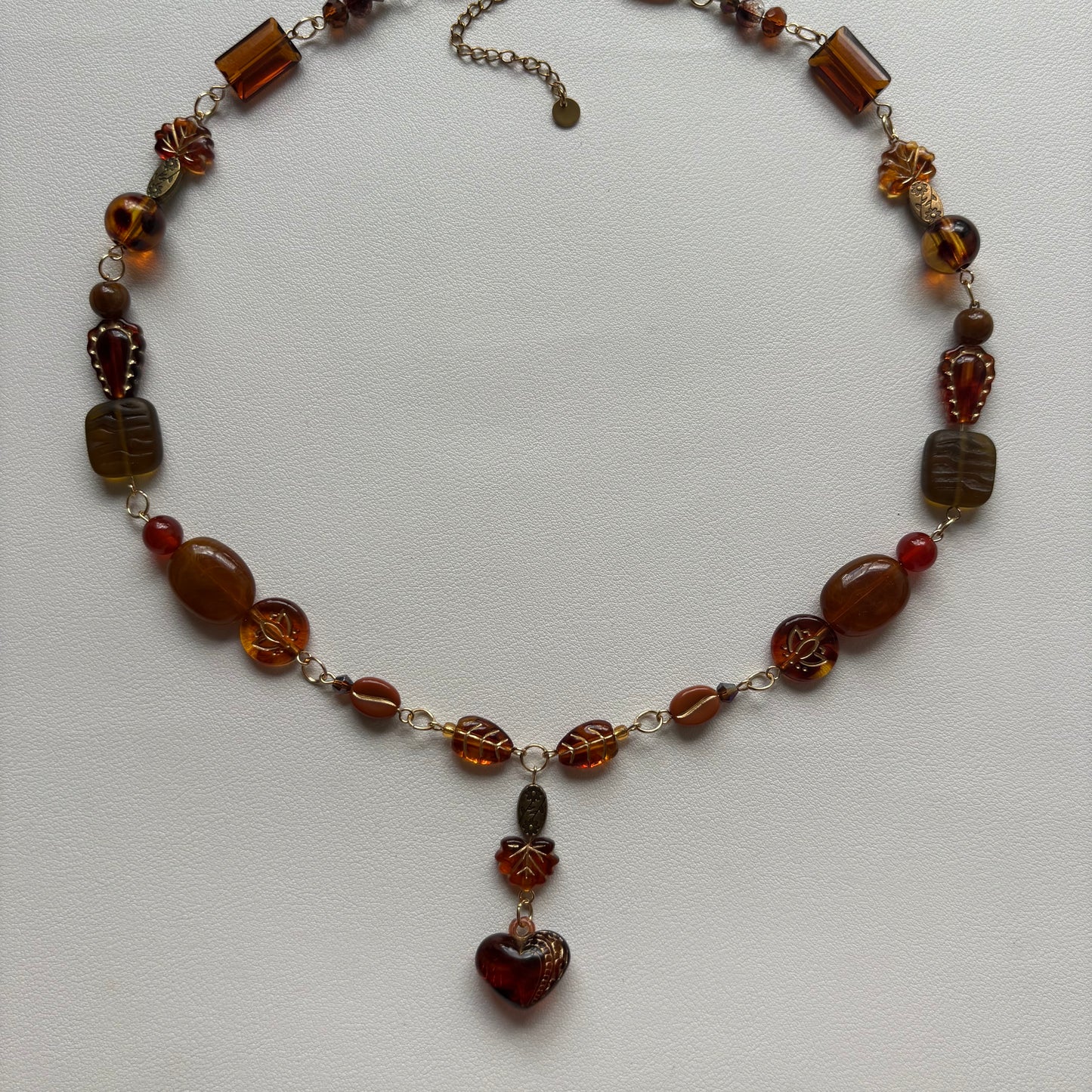 all the leaves are brown necklace