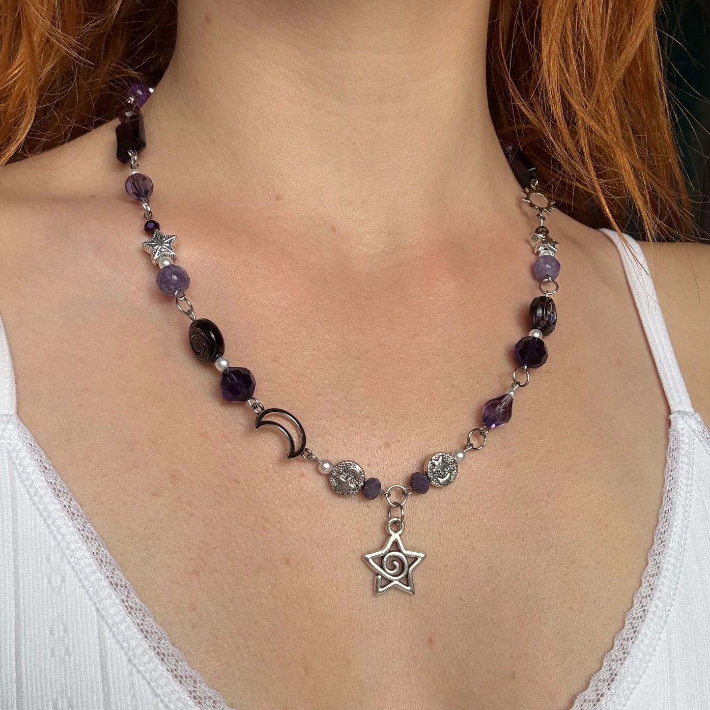 purple anomaly necklace