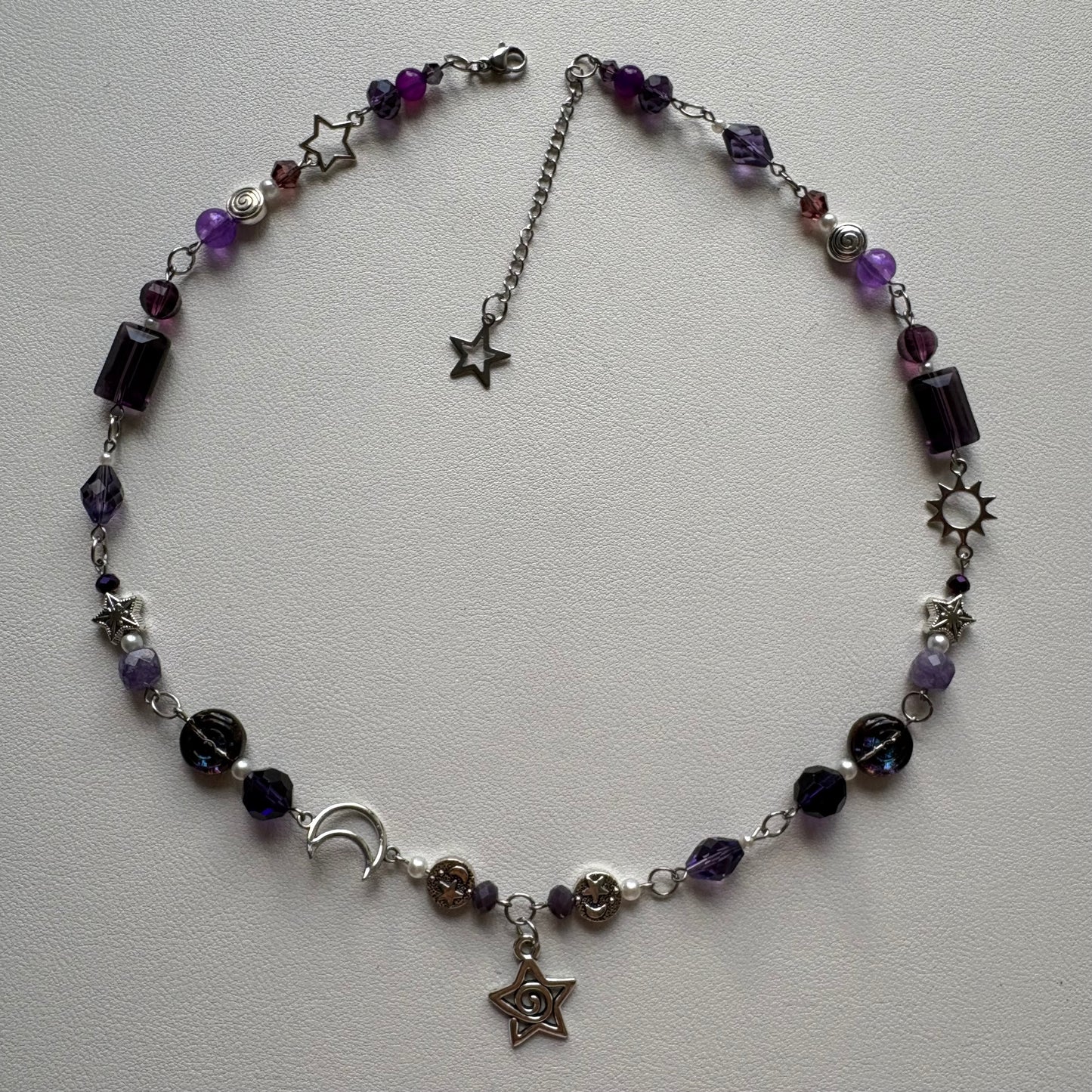 purple anomaly necklace
