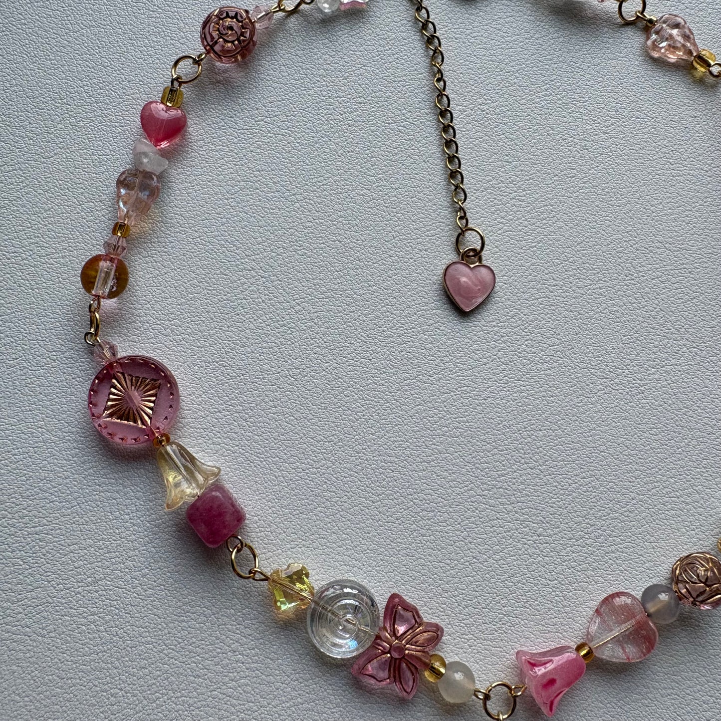 pink whimsy necklace