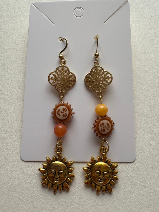 sunrise in the 70s earrings