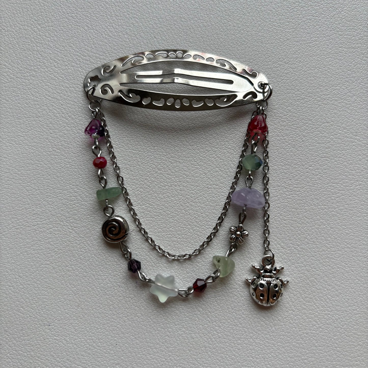 little ladybug hair clip