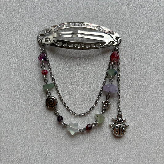 little ladybug hair clip