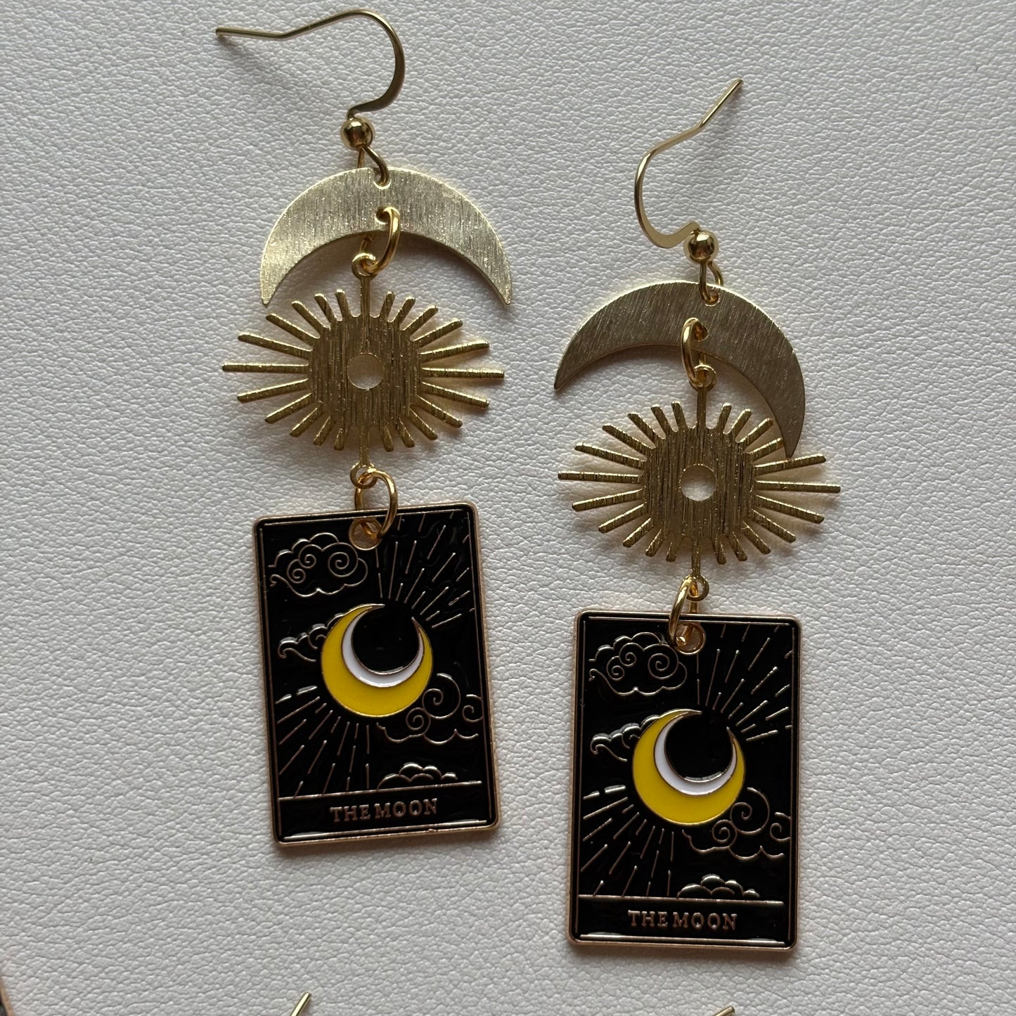 tarot card earrings