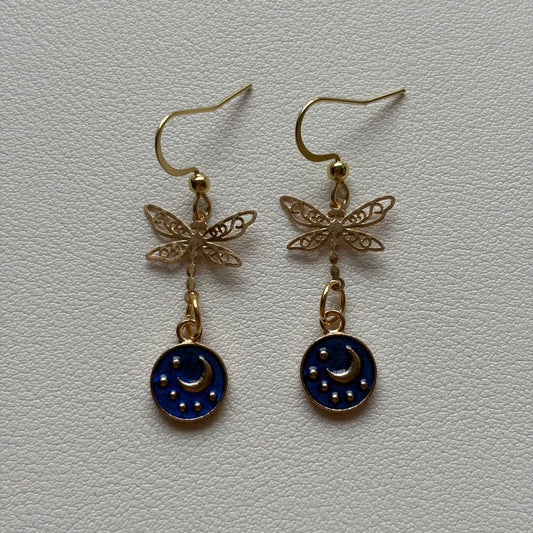 moon flight earrings