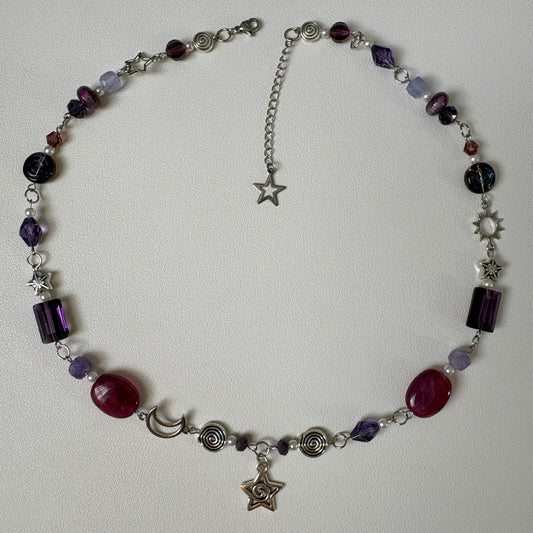purple anomaly necklace