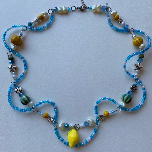 frozen lemonade necklace