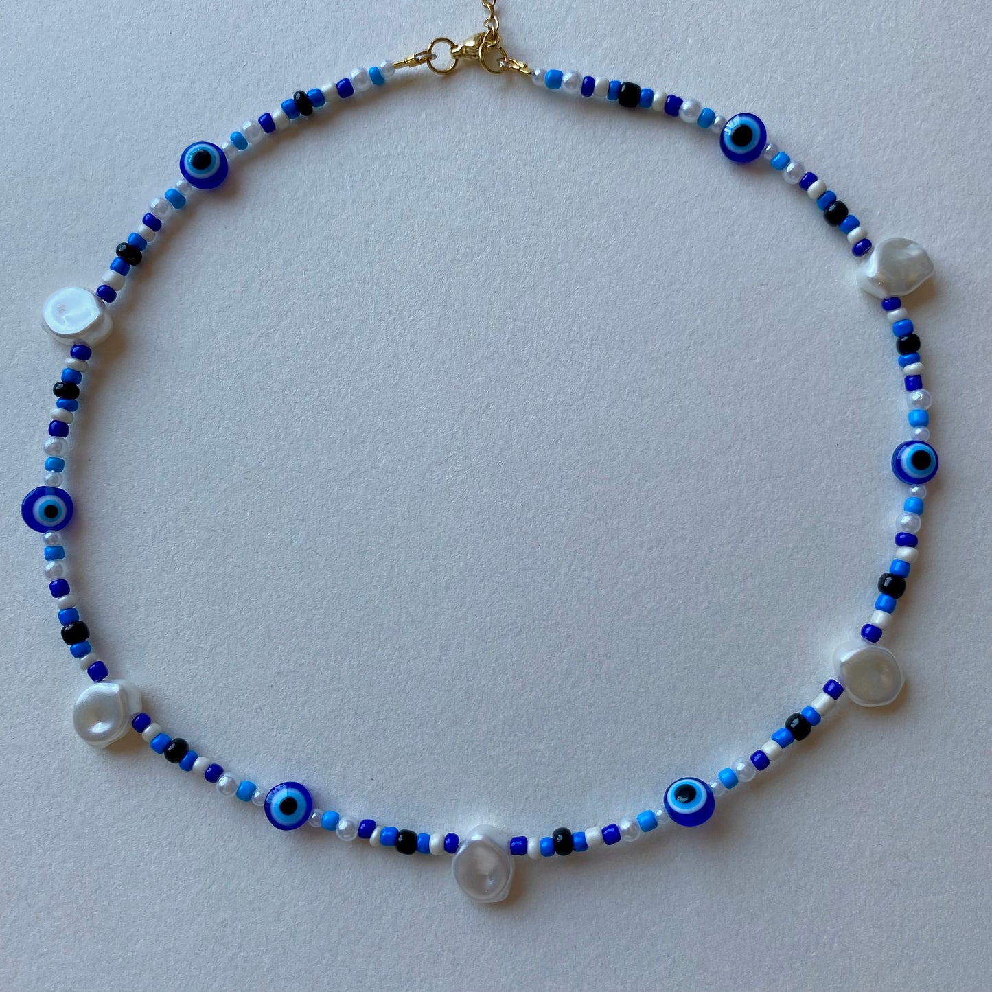 mamma mia beaded necklace