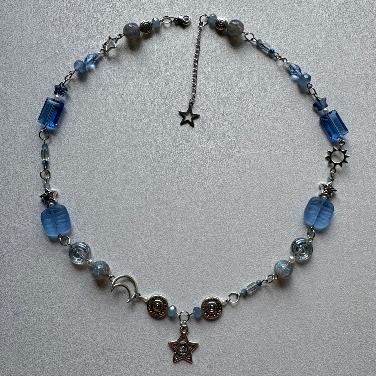 blue anomaly necklace