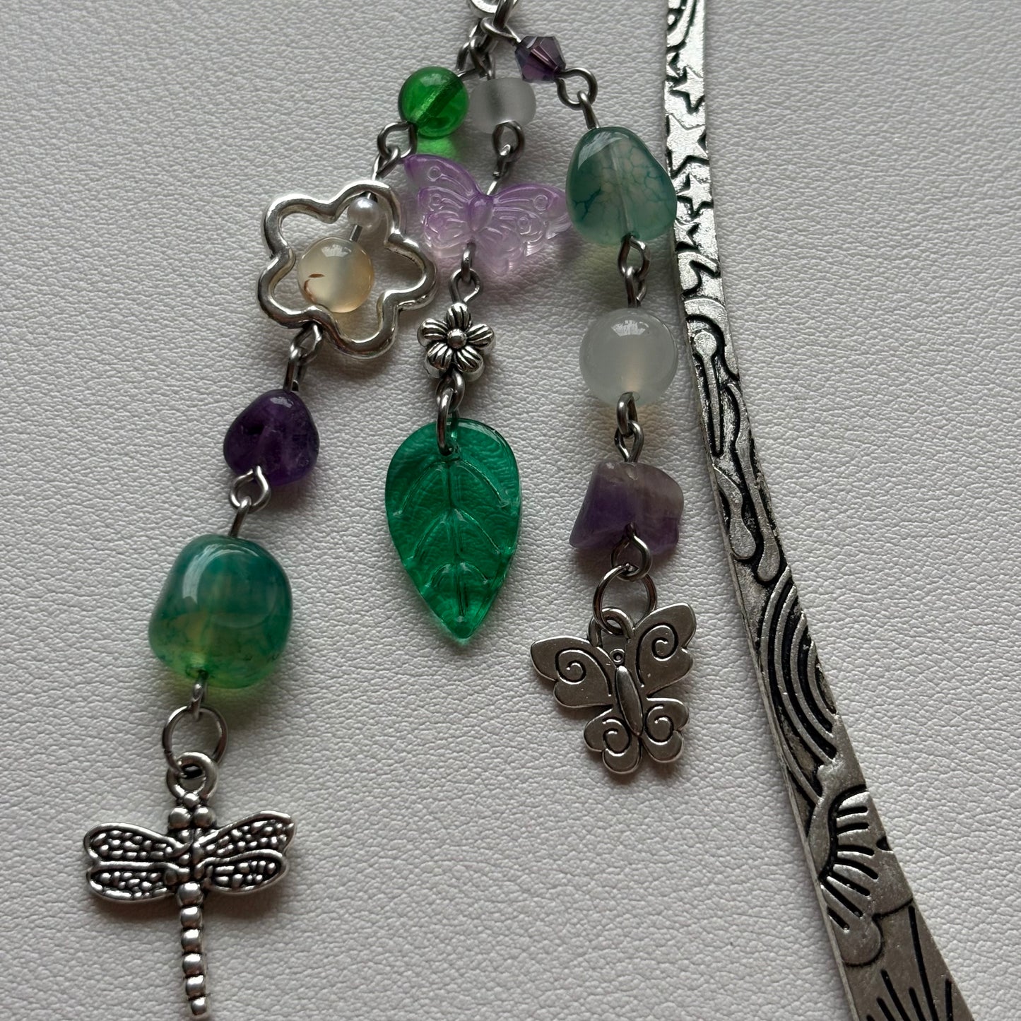 purple butterfly bookmark
