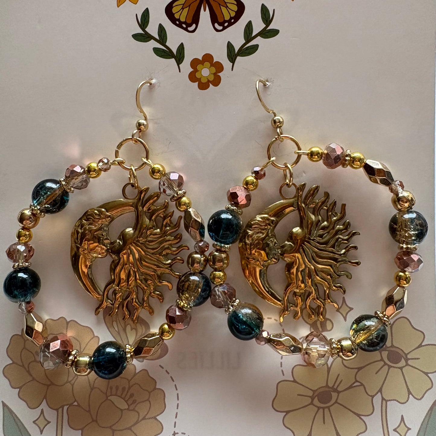 the river celestial style earrings
