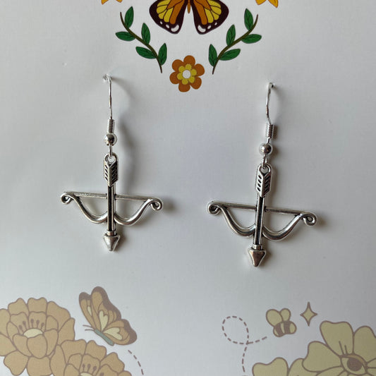bow and arrow earrings