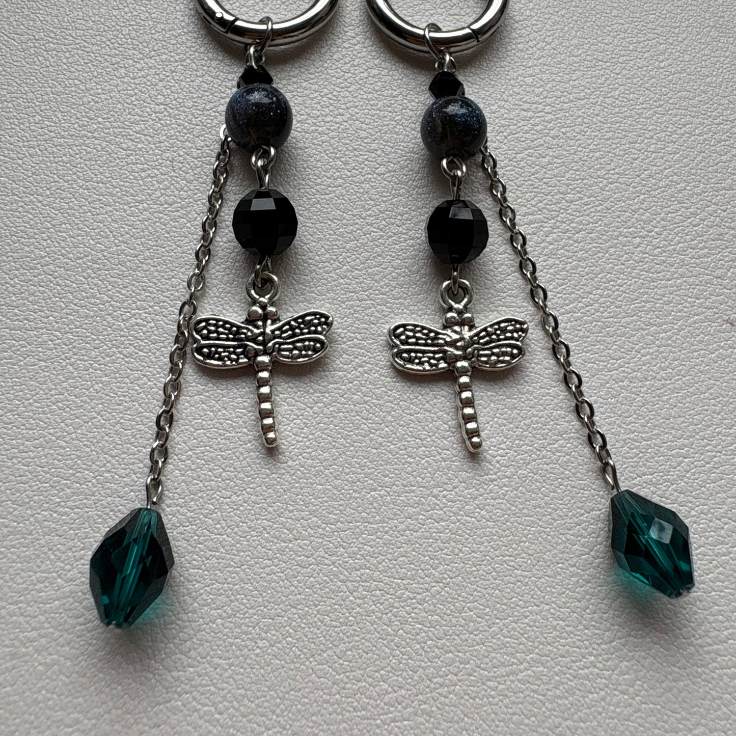 ebony jewelwing earrings