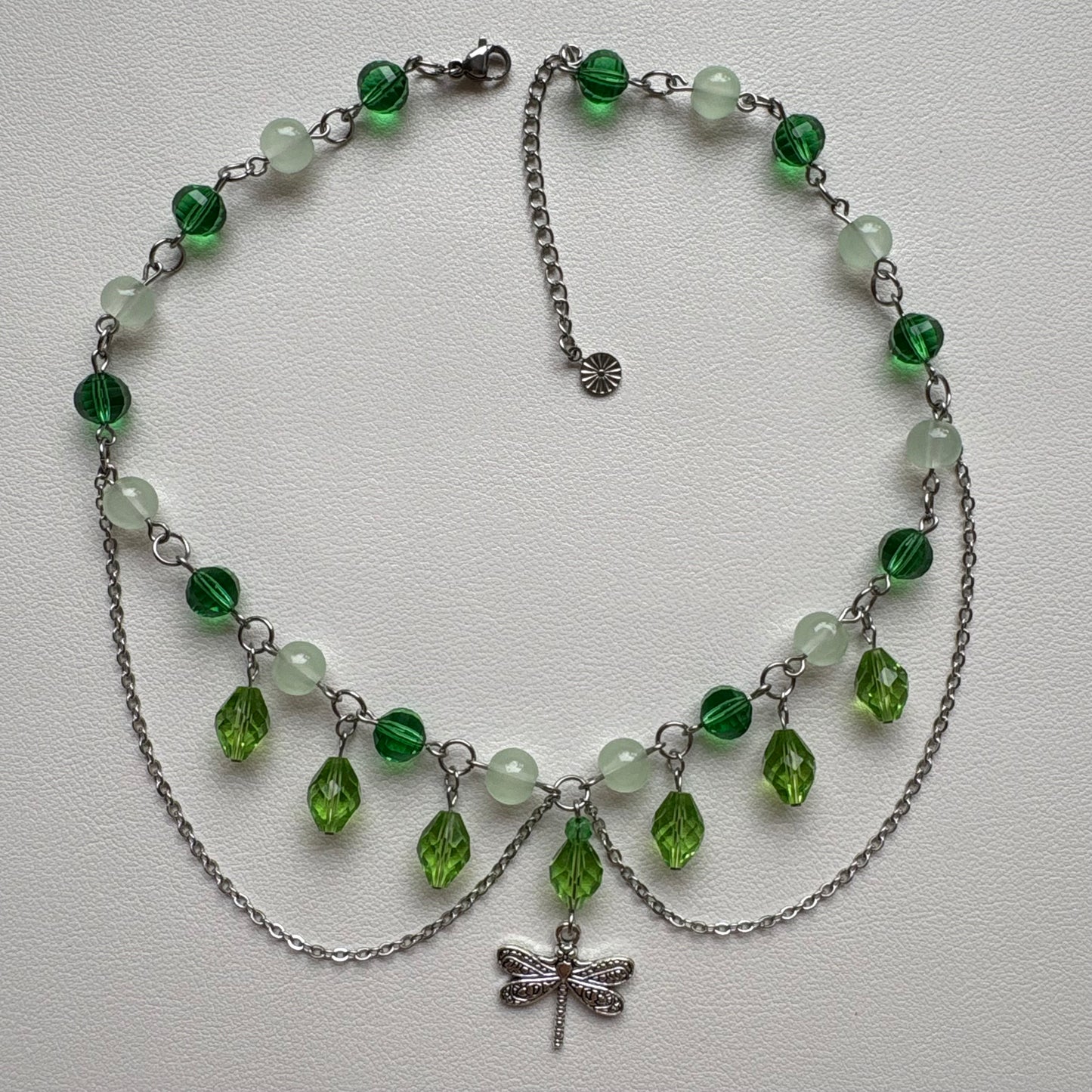 spring dragonfly necklace