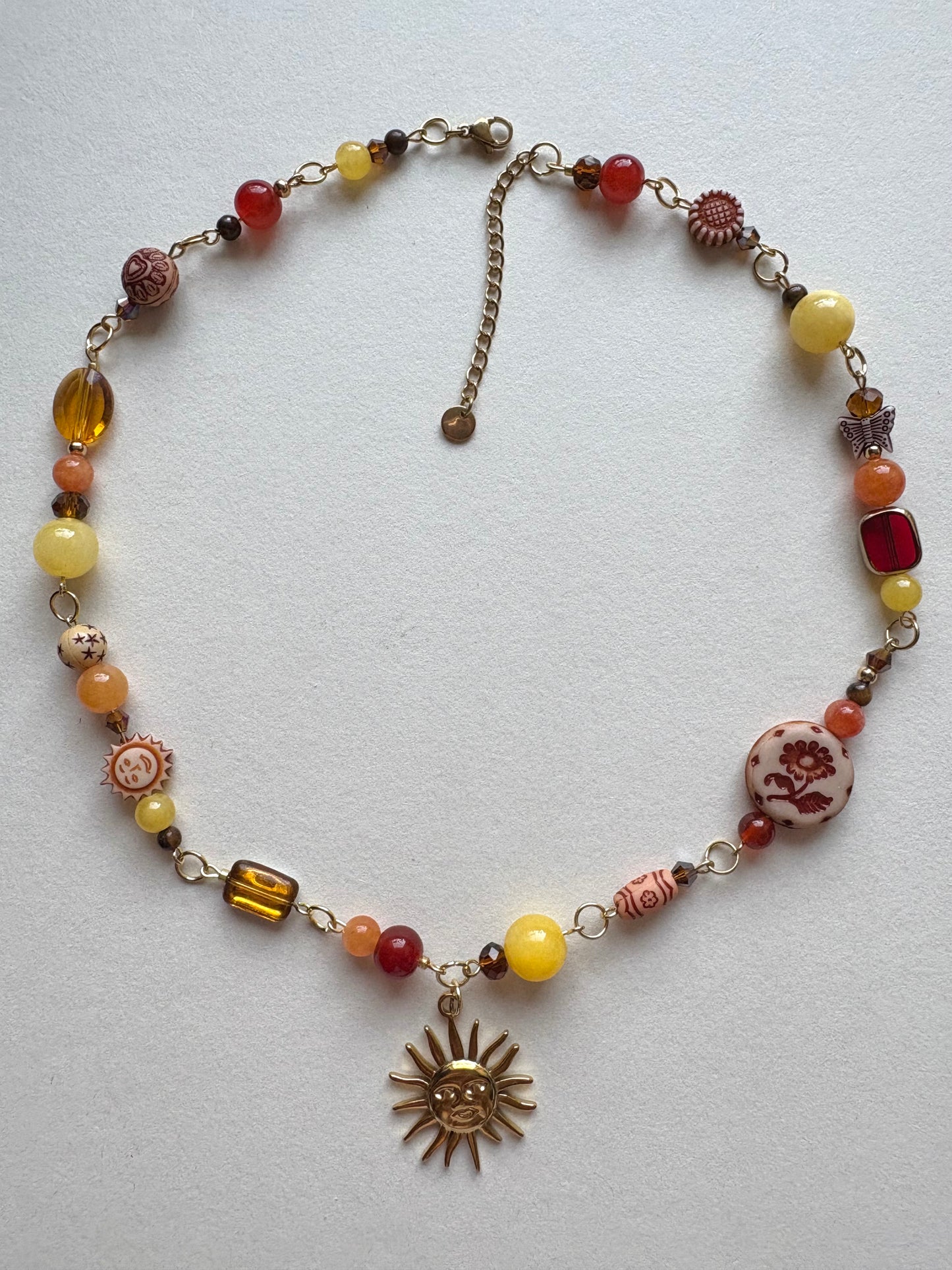 sunrise in the 70s bohemian necklace (MTO)