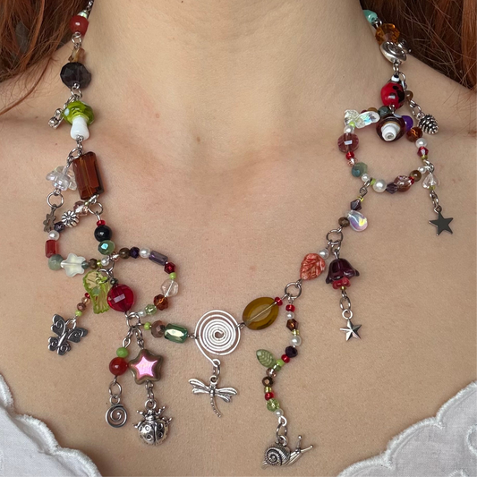 ed’s bug collection necklace