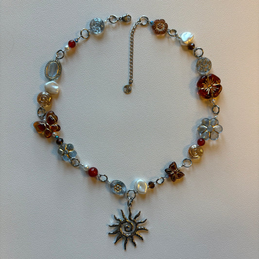 silver aurora necklace