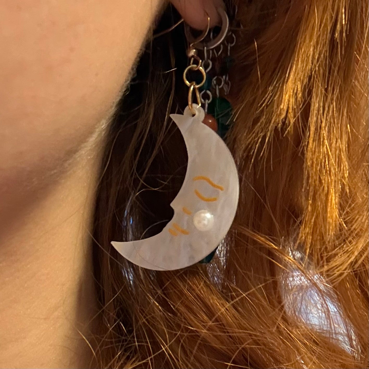 sun and moon earrings