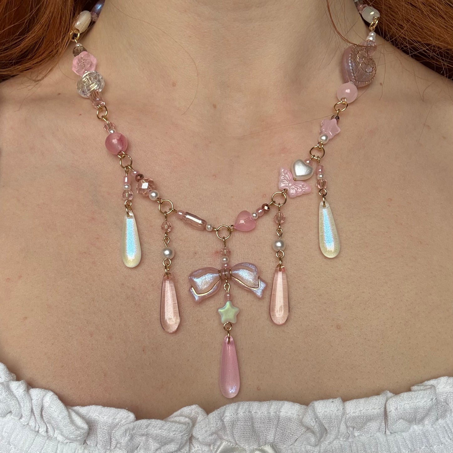 pink pony club necklace