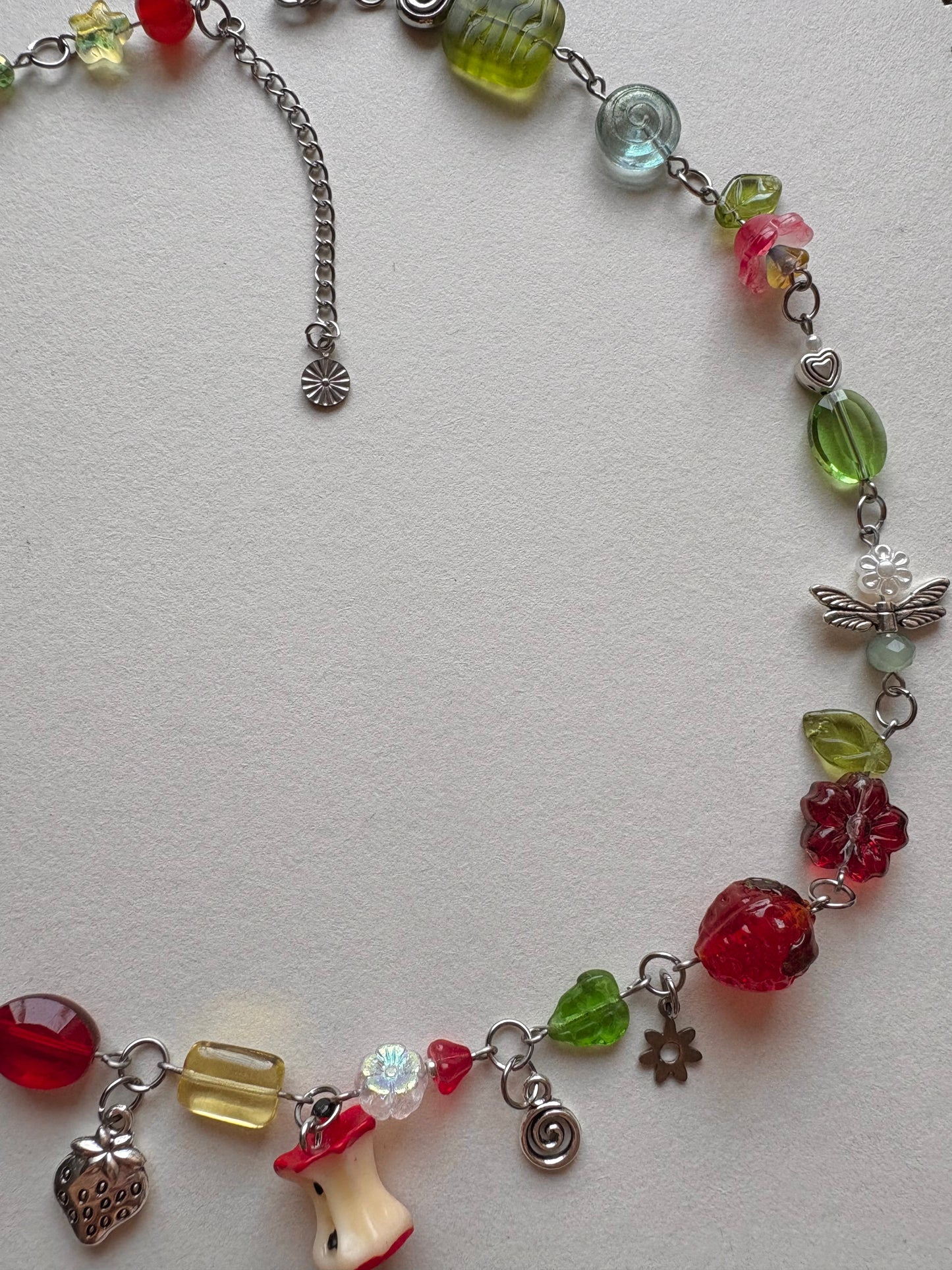very hungry caterpillar necklace