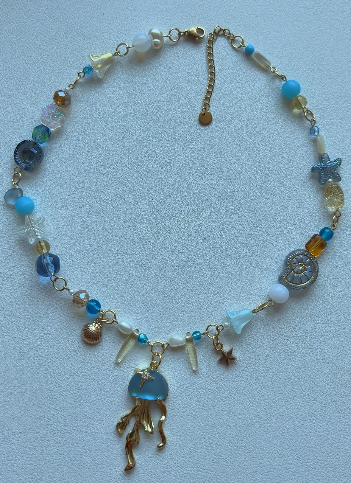 surprise bead bucket necklace