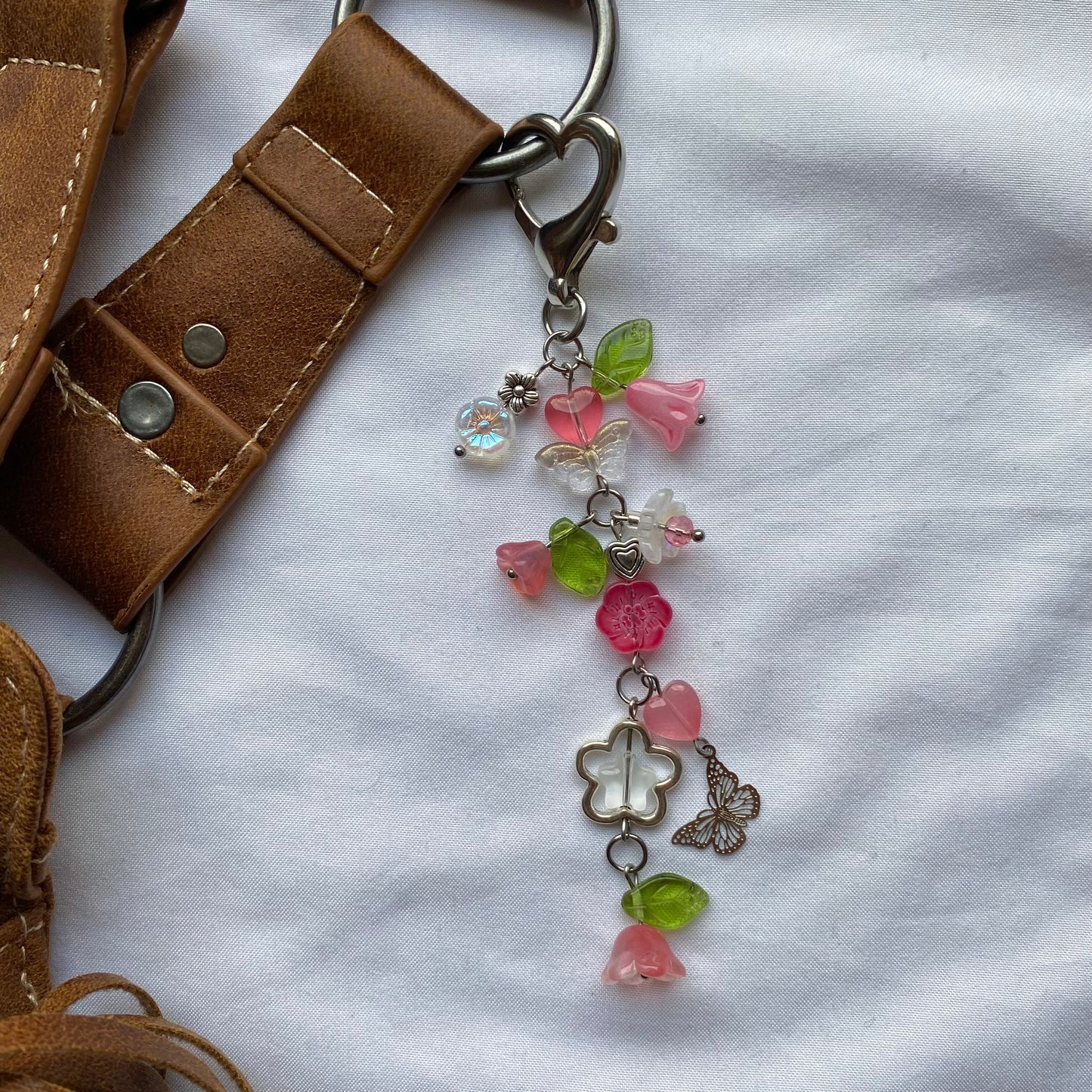 heart flutter keychain