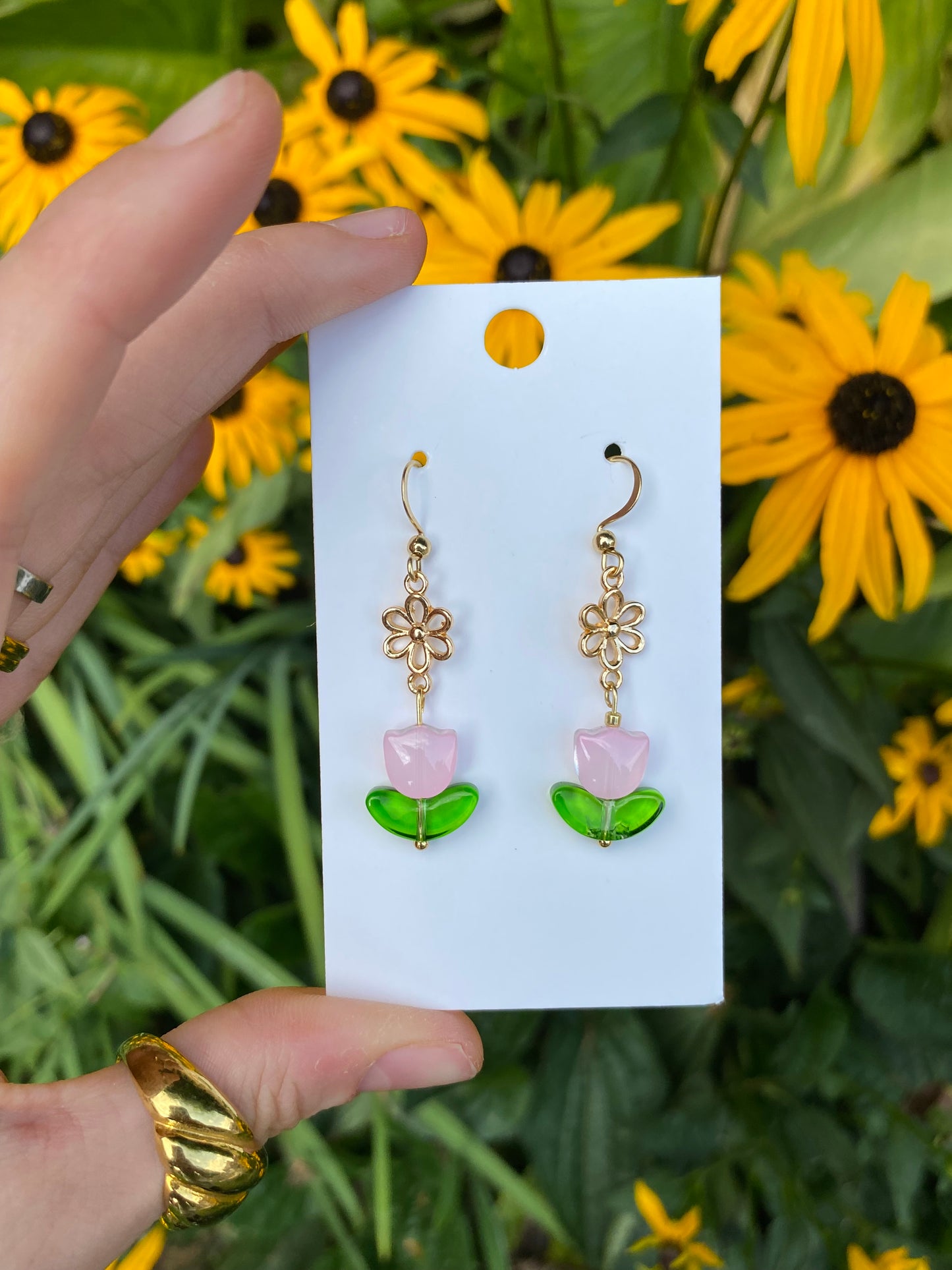 tulip earrings