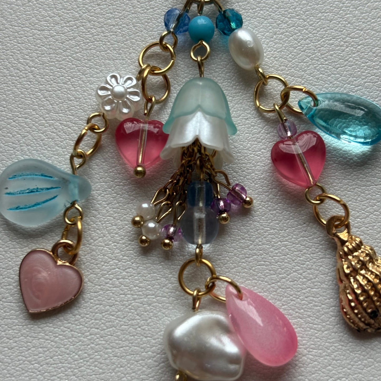 pink jellyfish keychain