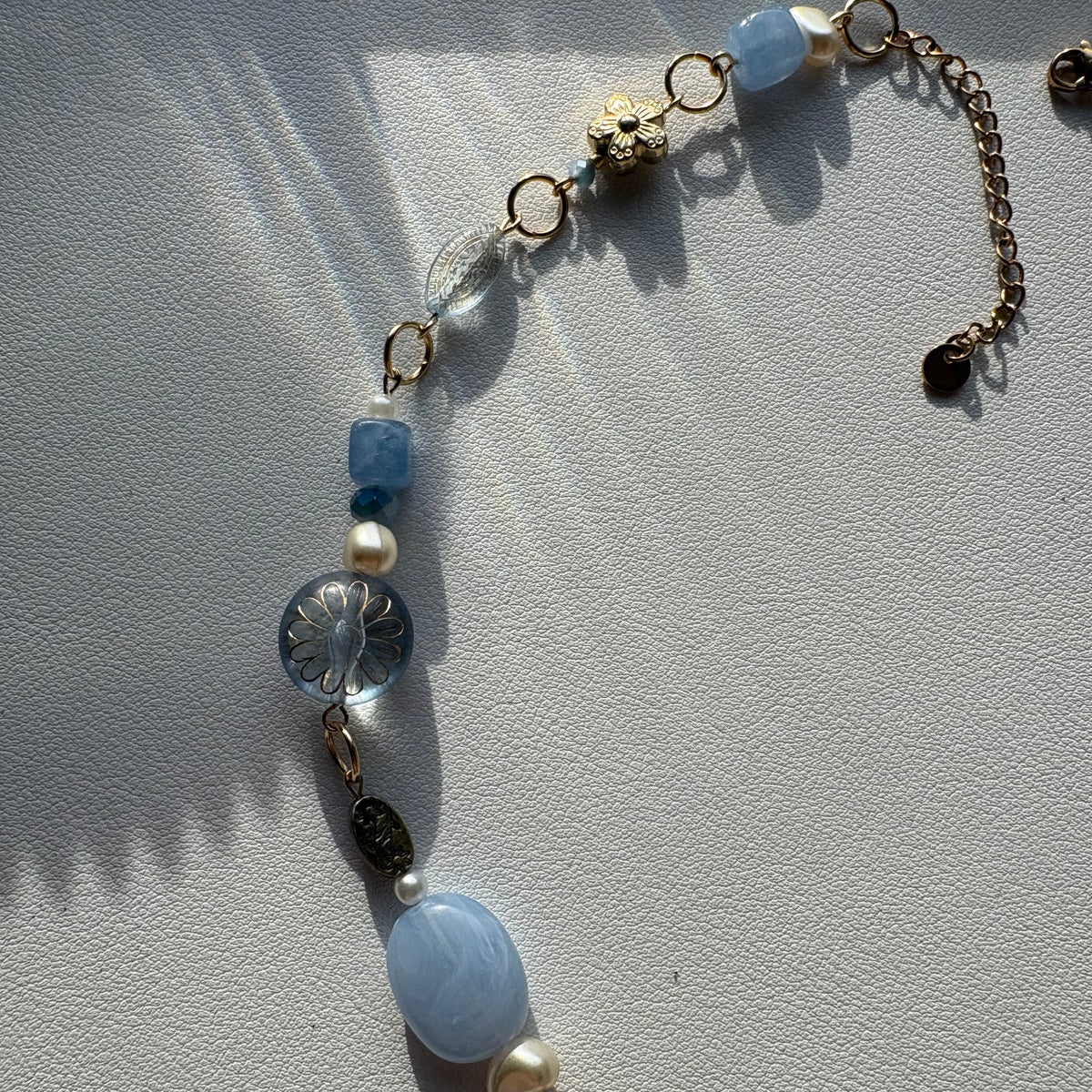 gold honeycomb necklace