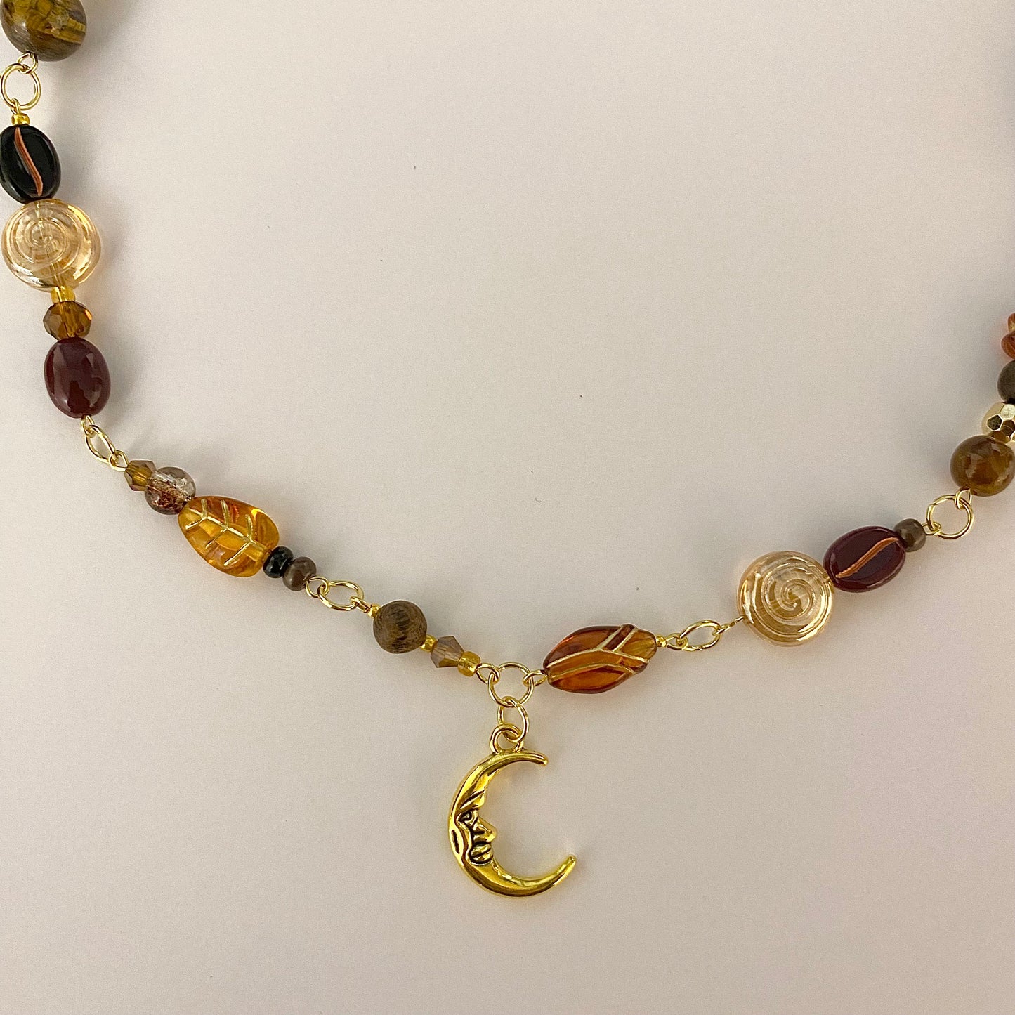 evening coffee necklace