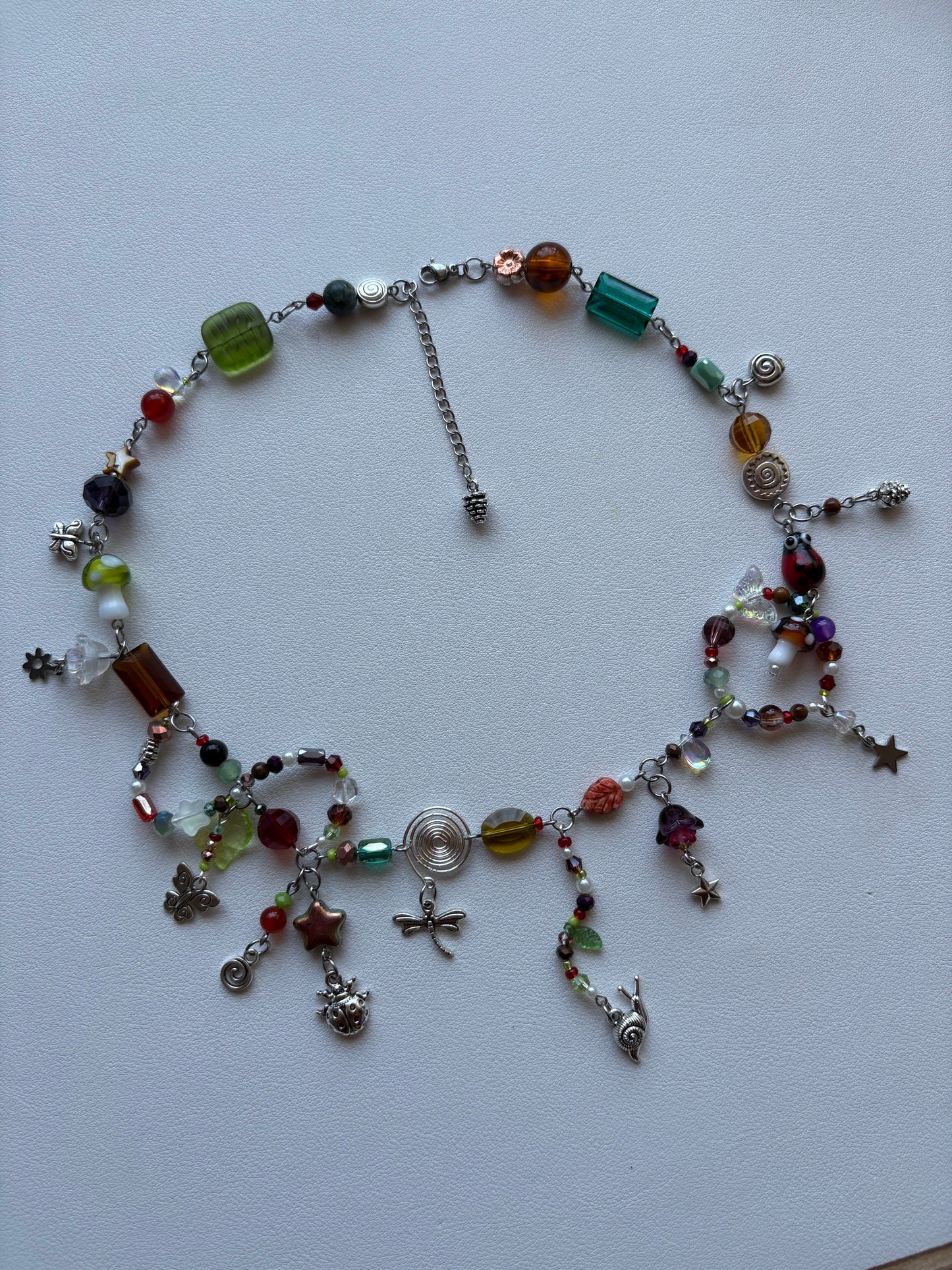 ed’s bug collection necklace