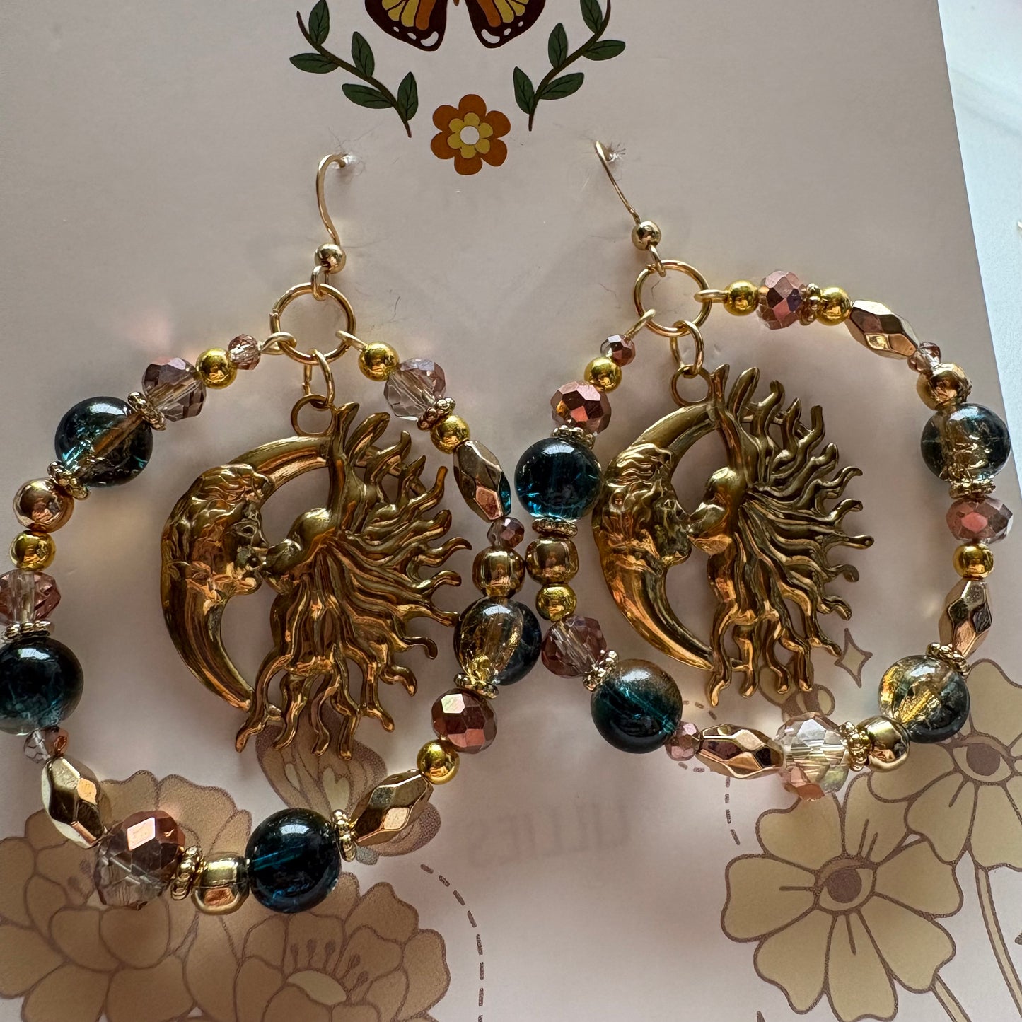 the river celestial style earrings