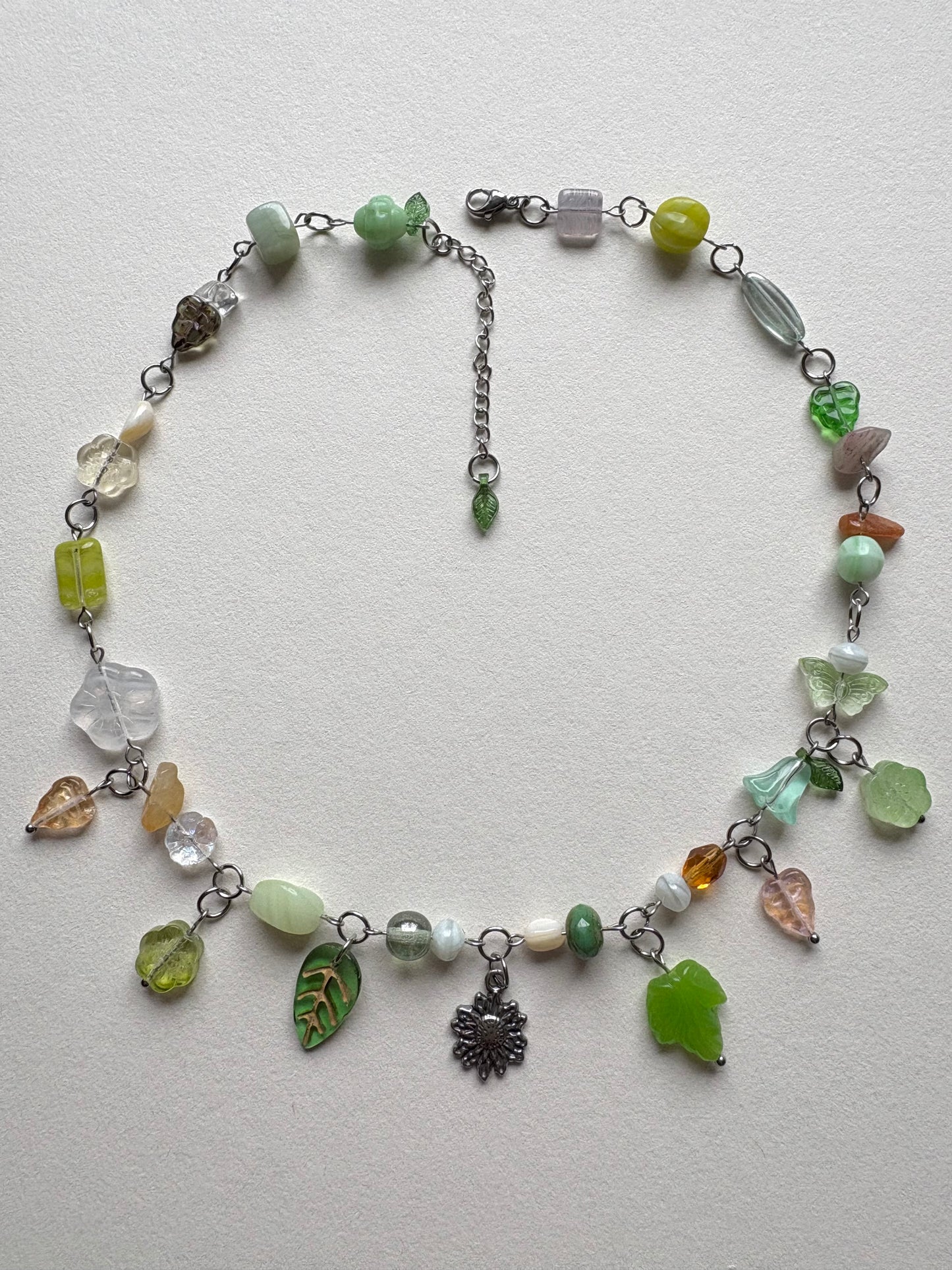 surprise bead bucket necklace