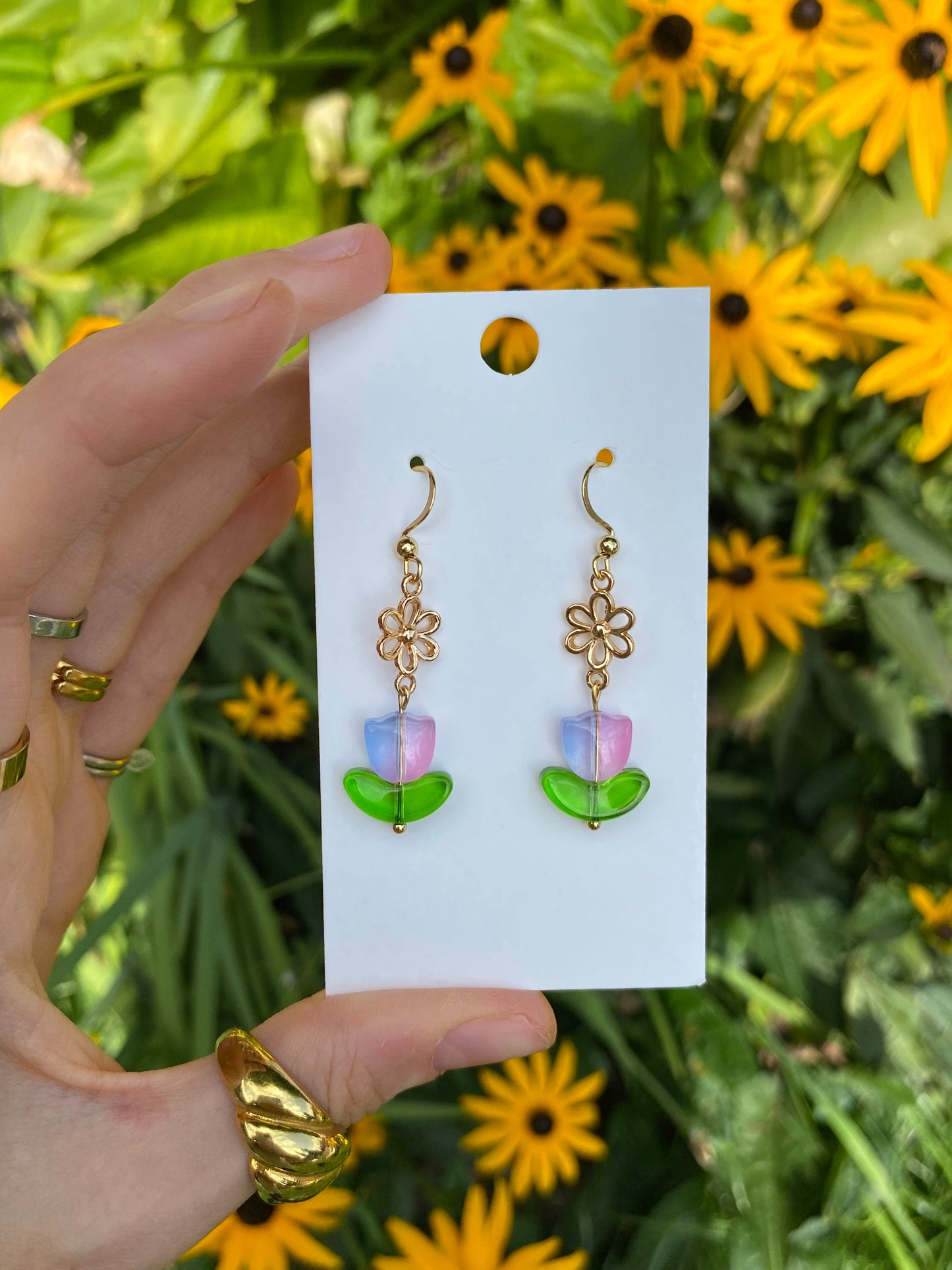 tulip earrings