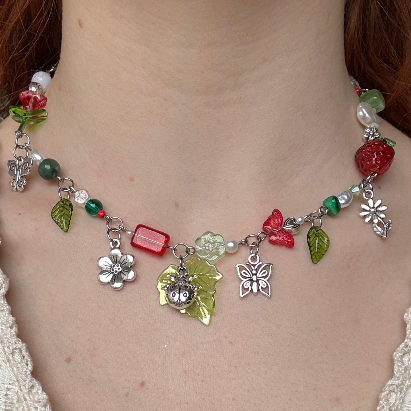 garden in spring necklace