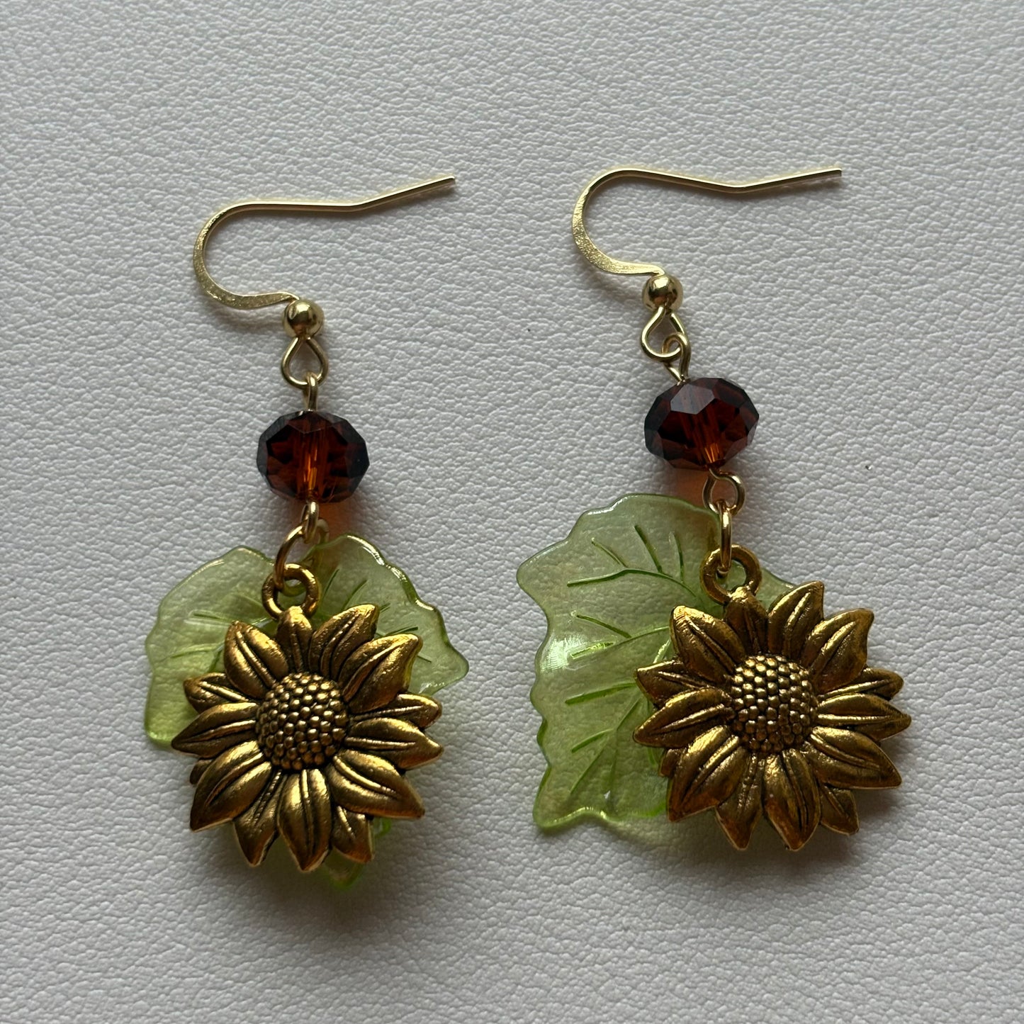 sunflower earrings