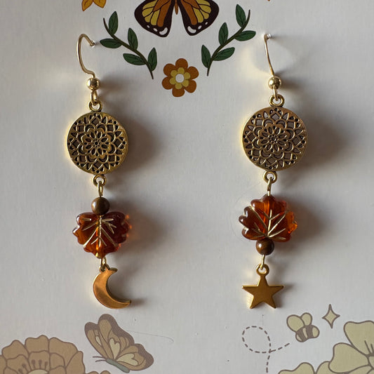 sunset in the 70s earrings