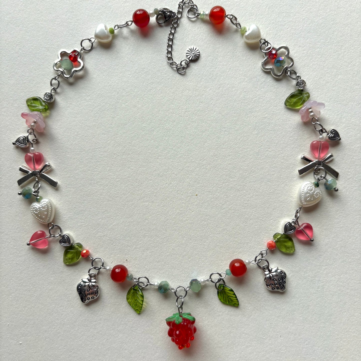 ily berry much silver necklace