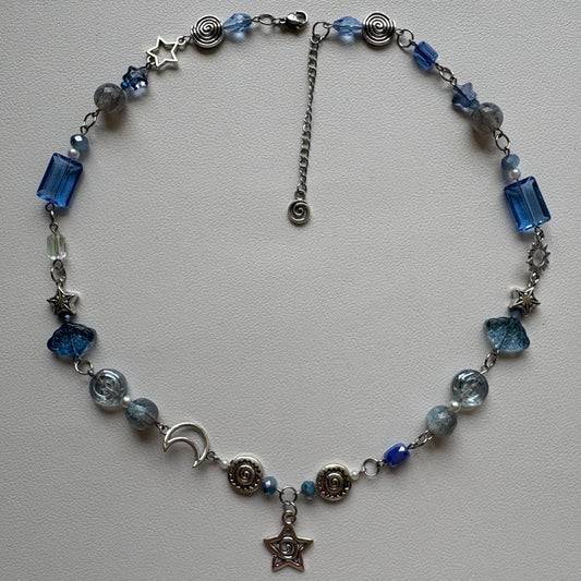 blue anomaly necklace
