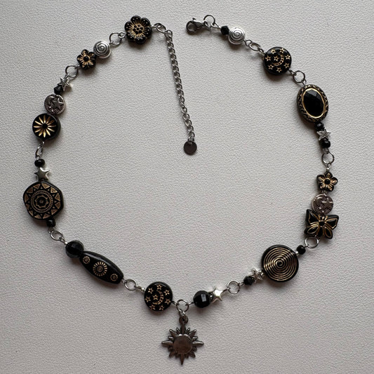 silver karen sirko necklace