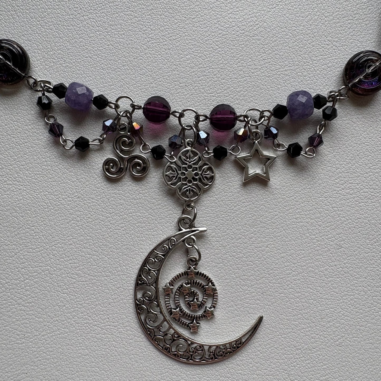 silver rhiannon necklace