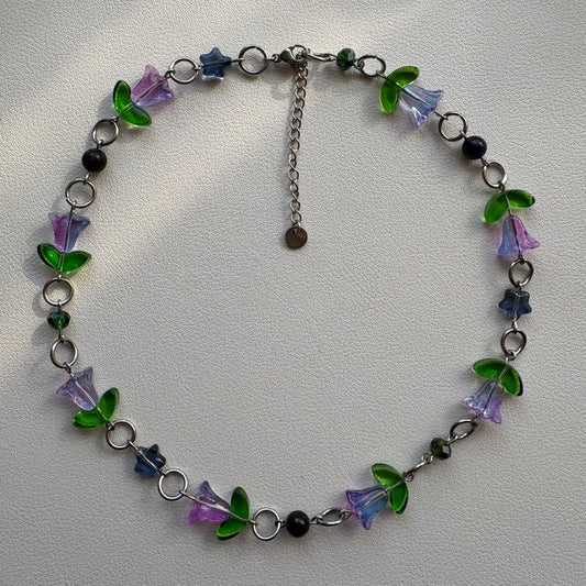 whimsy flower choker