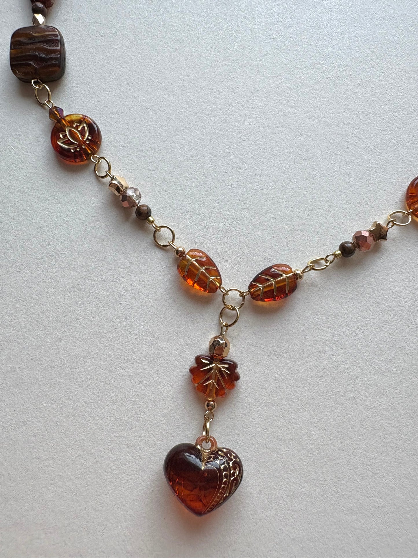 all the leaves are brown necklace