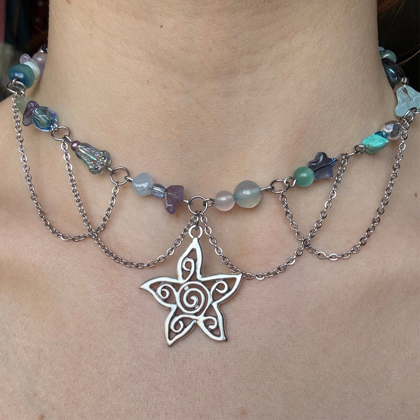 prismarine necklace