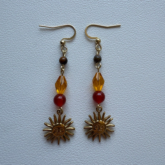 sunrise in the 70s earrings