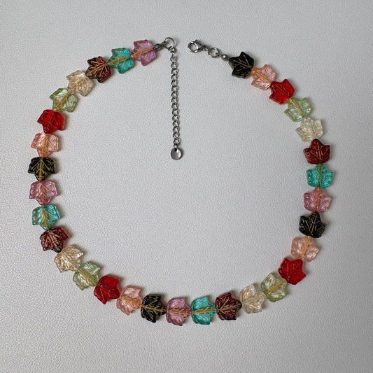 falling leaves necklace
