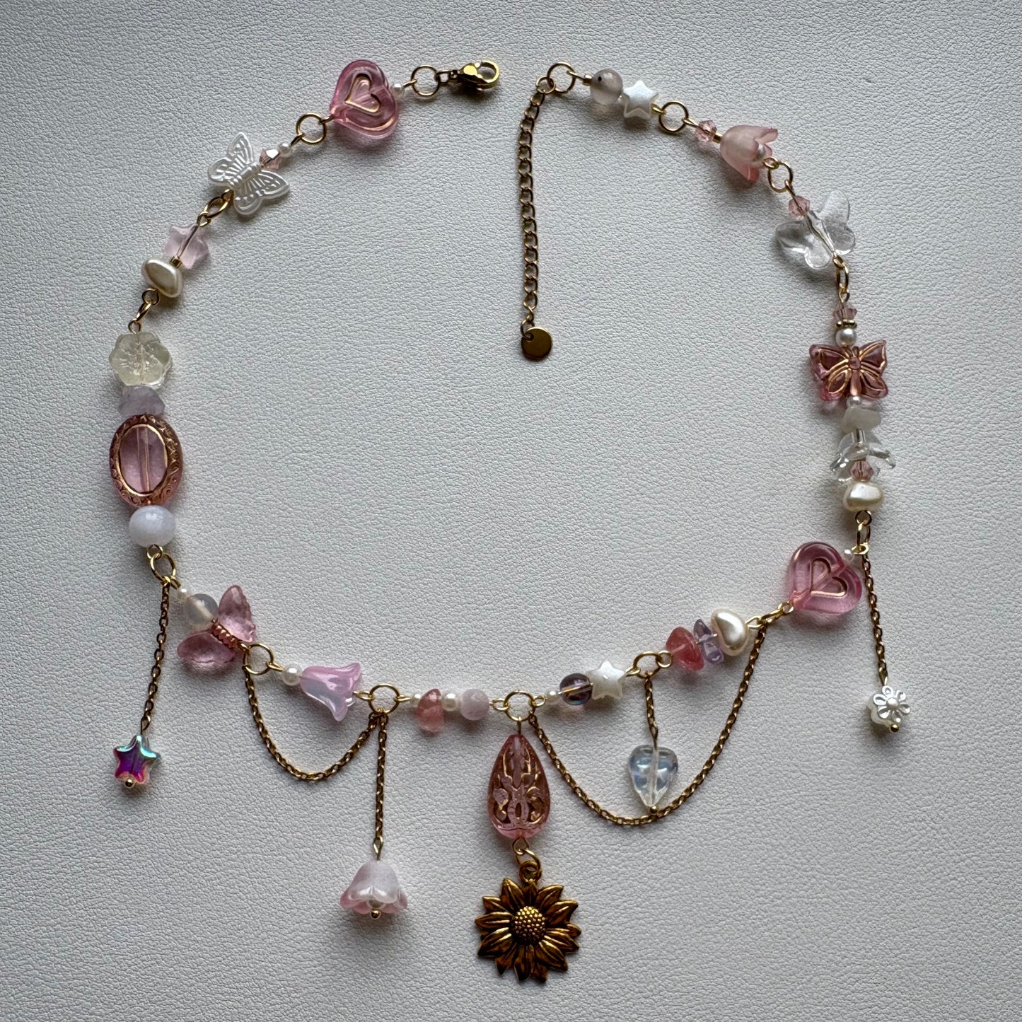 fairy garden necklace